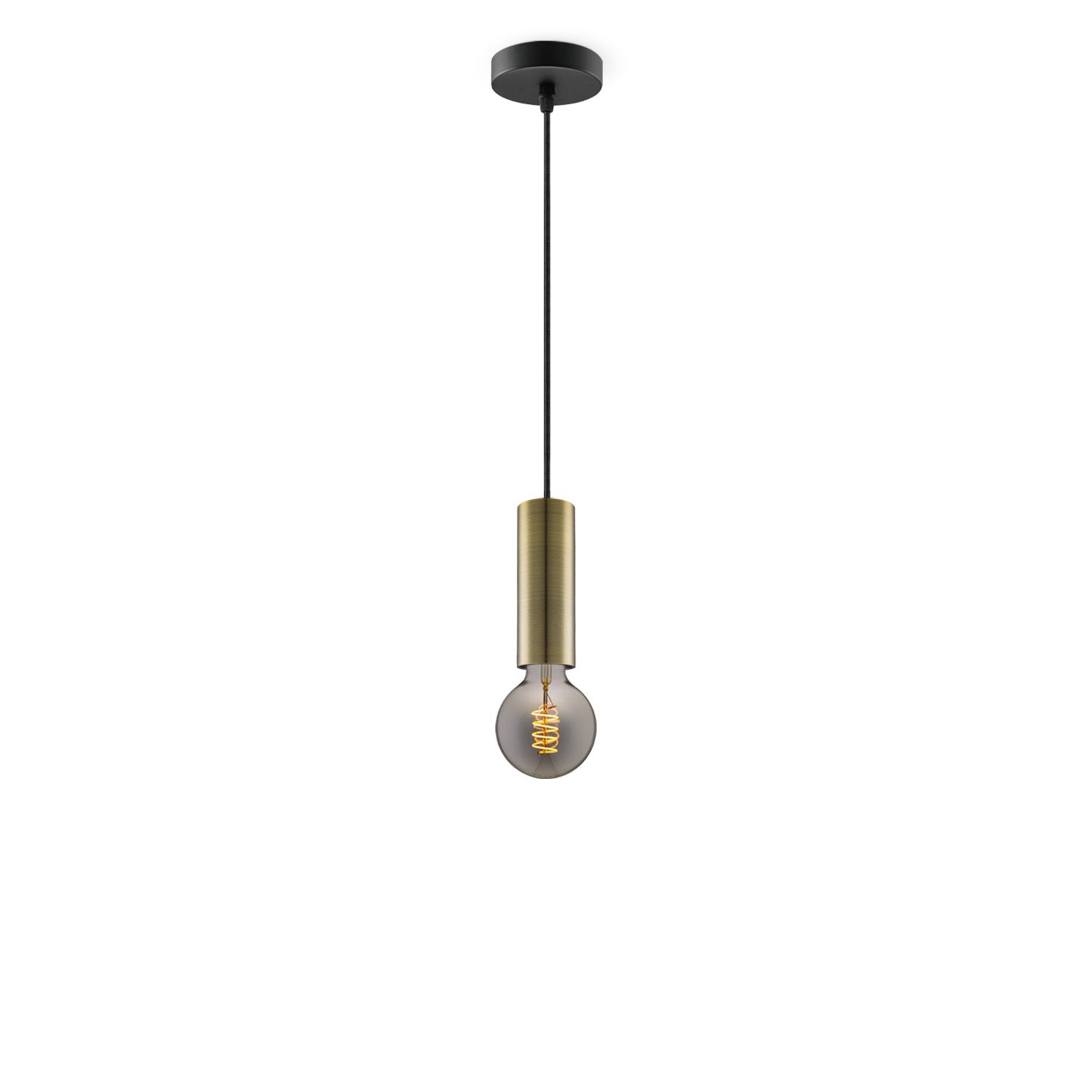 Hanglamp Saga in Smoke – Moderne Brons Spiral voor elk Interieur