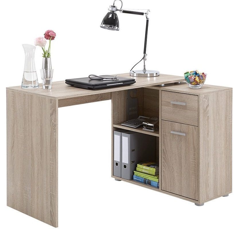 Hoekbureau Albert – stijlvol en functioneel eikenhoekbureau van 117 cm