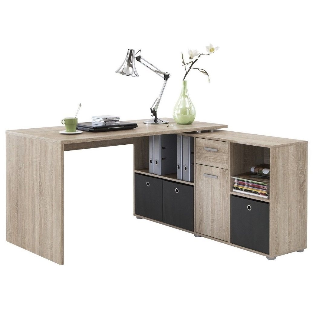 Hoekbureau Trex – Elegant eikenhoek van 136 cm