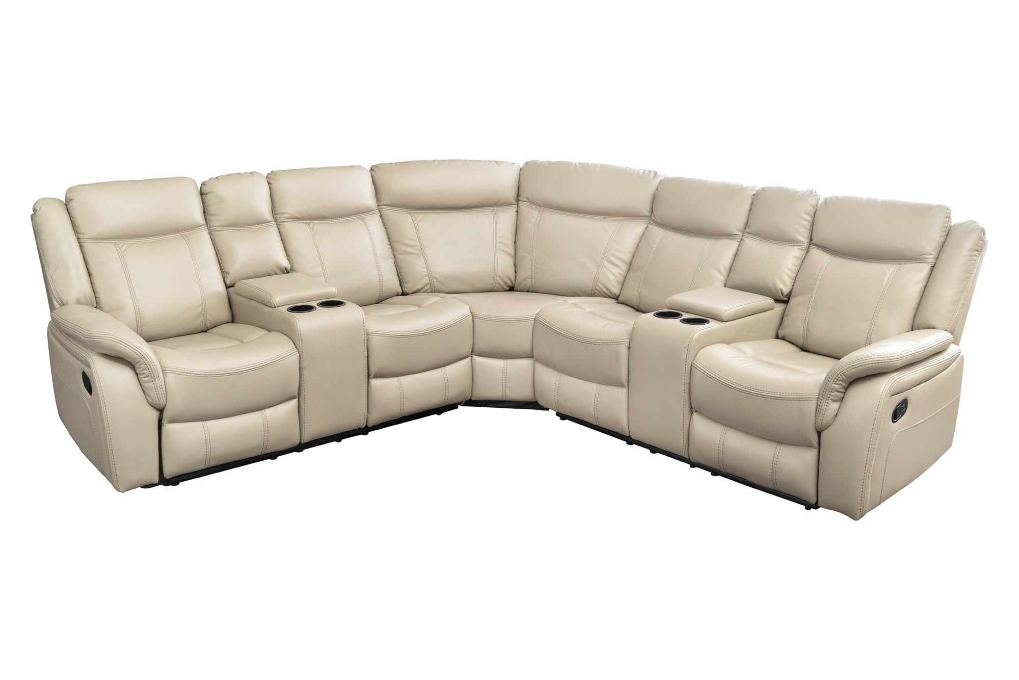 Beige 5‑zits Bioscoop Hoekbank van Invicta Interior Design