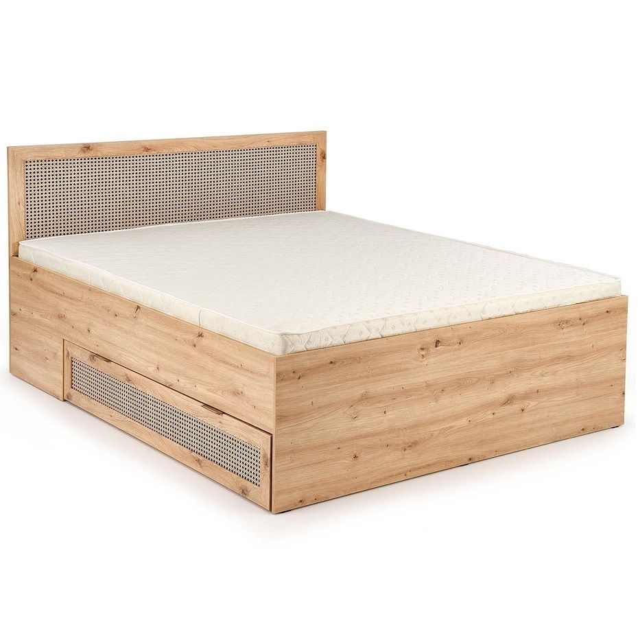 Home Style Borneo Tweepersoonsbed 160 × 200 cm – Elegant Design met Ruime Opbergruimte
