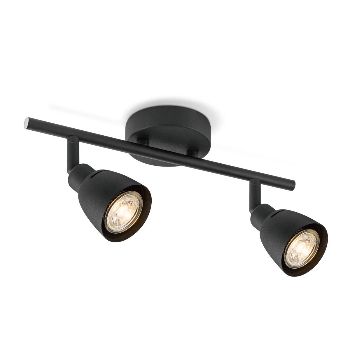 Home Sweet Home 2L LED opbouwspot – zwart, 32,5 cm