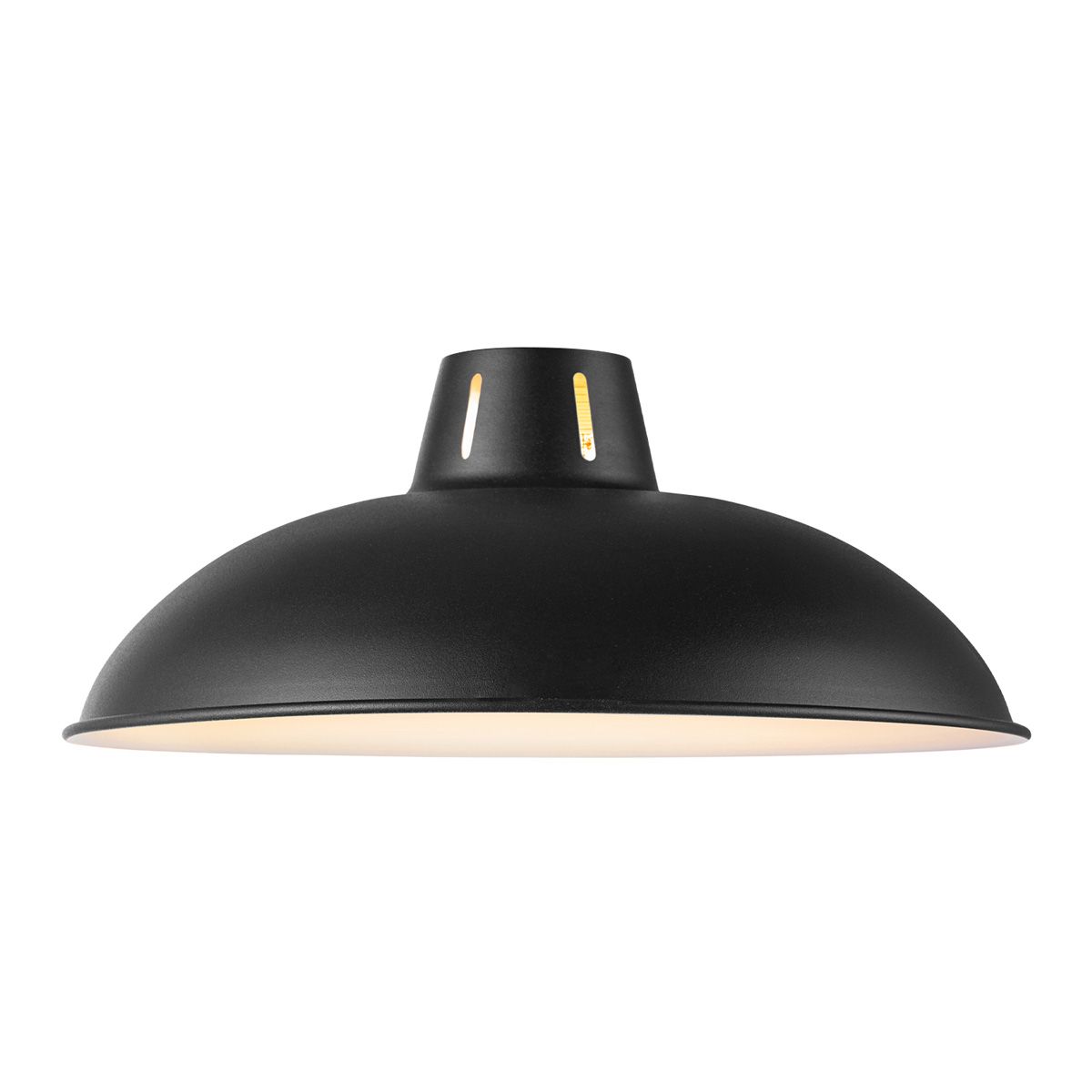 Home Sweet Home Altis 30 cm Lampenkap – Mat Zwart Met Industriële Touch