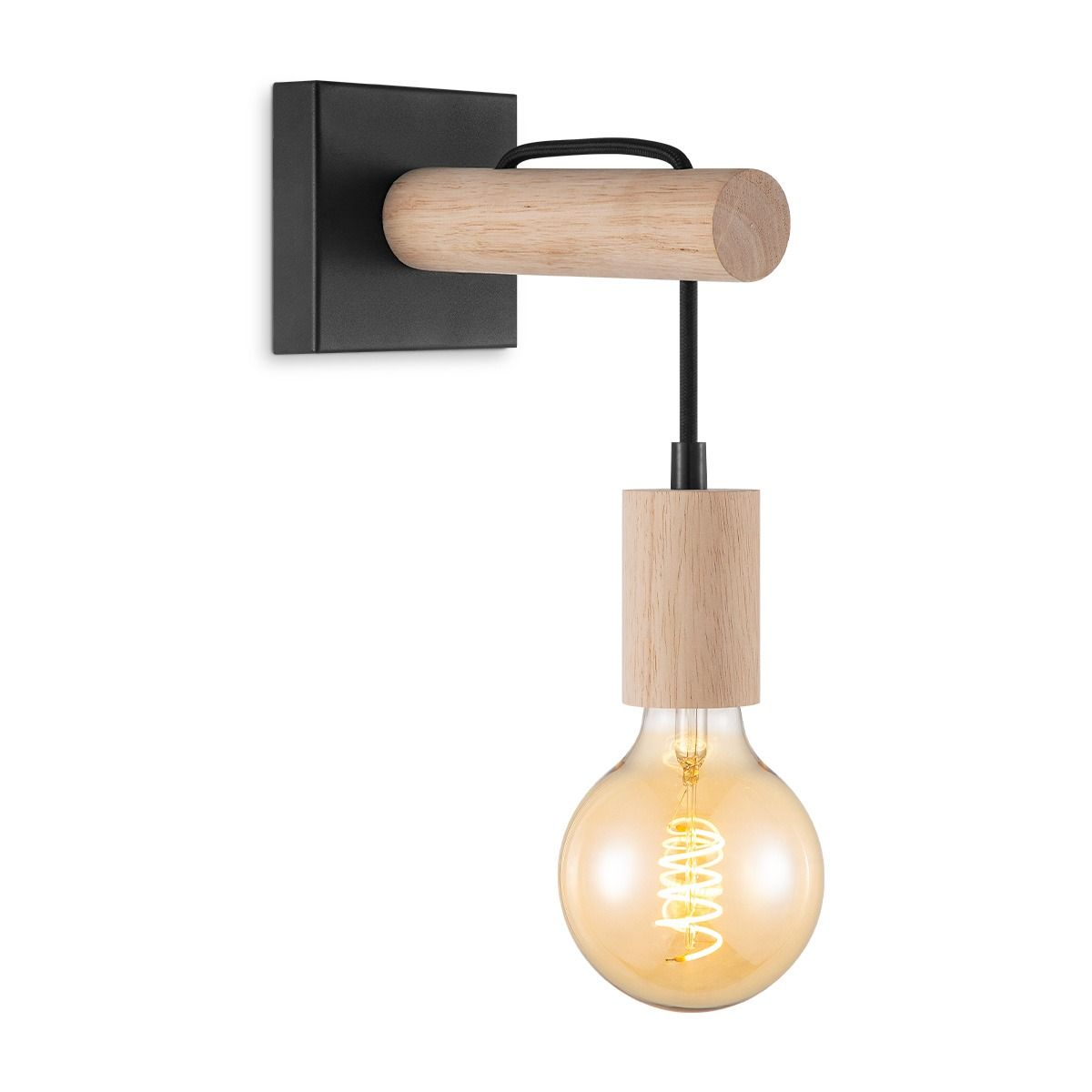 Home Sweet Home Billy wandlamp – natuurlijke warmte met een modern randje