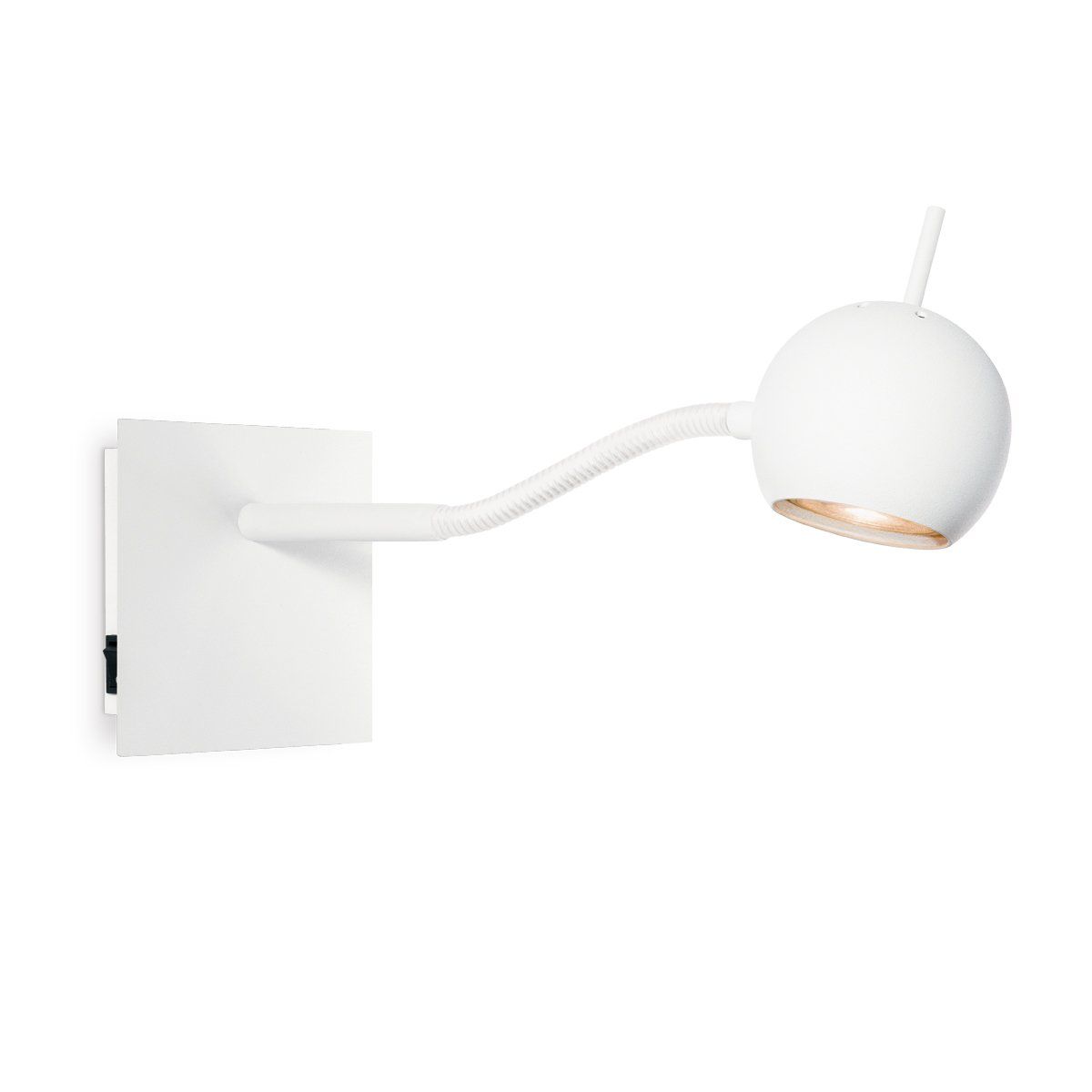 Home Sweet Home Bollo Flex LED Opbouwspot – Flexibel Warmwit Licht in Modern Witte Design