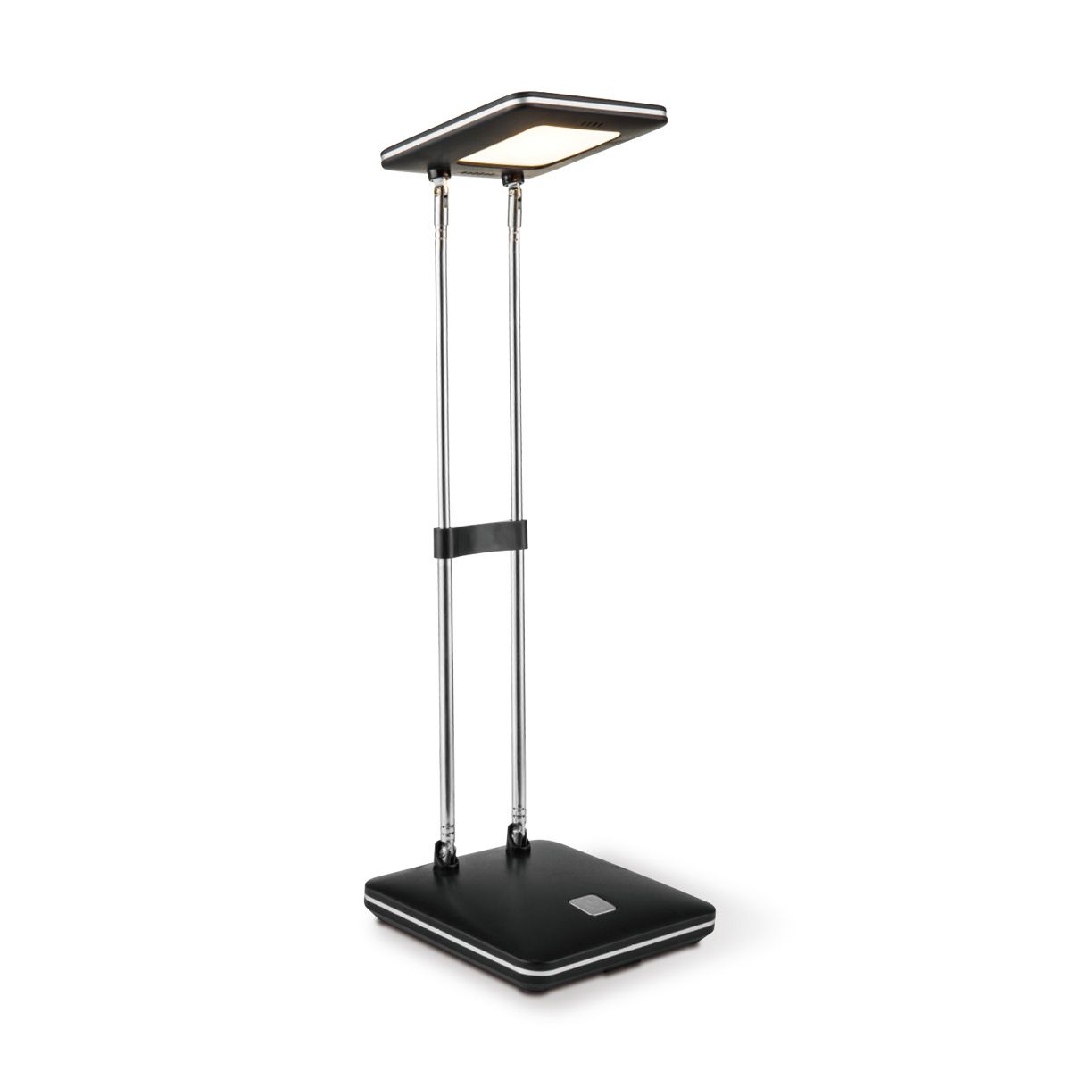 Home Sweet Home Check LED Bureaulamp – Strak Zwart, Telescopisch & Flexibel