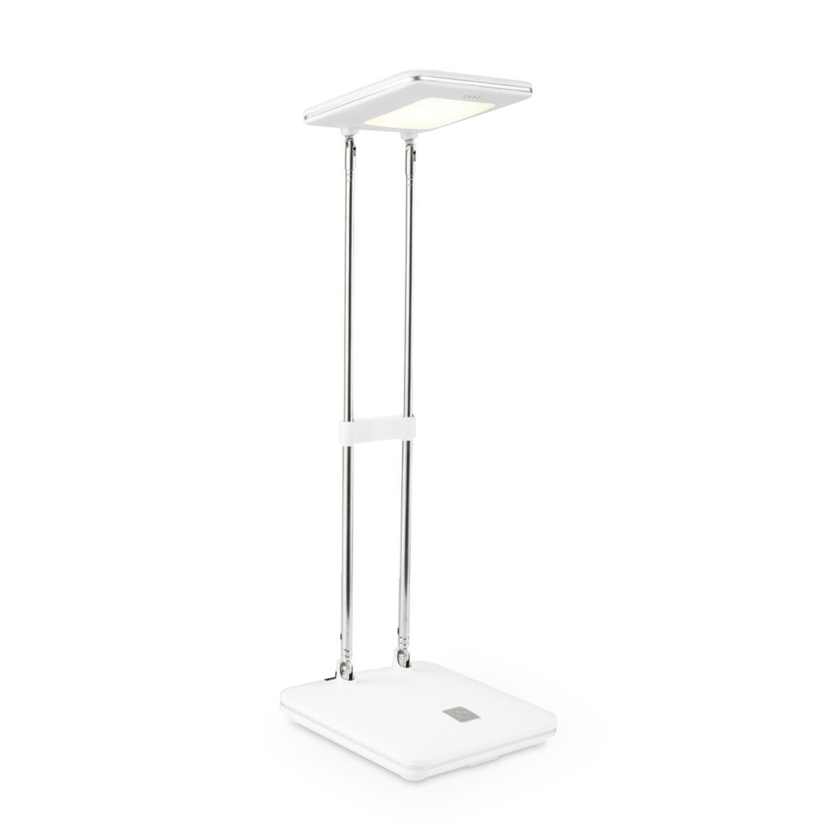 Home Sweet Home Check LED‑bureaulamp – strakke verlichting in wit