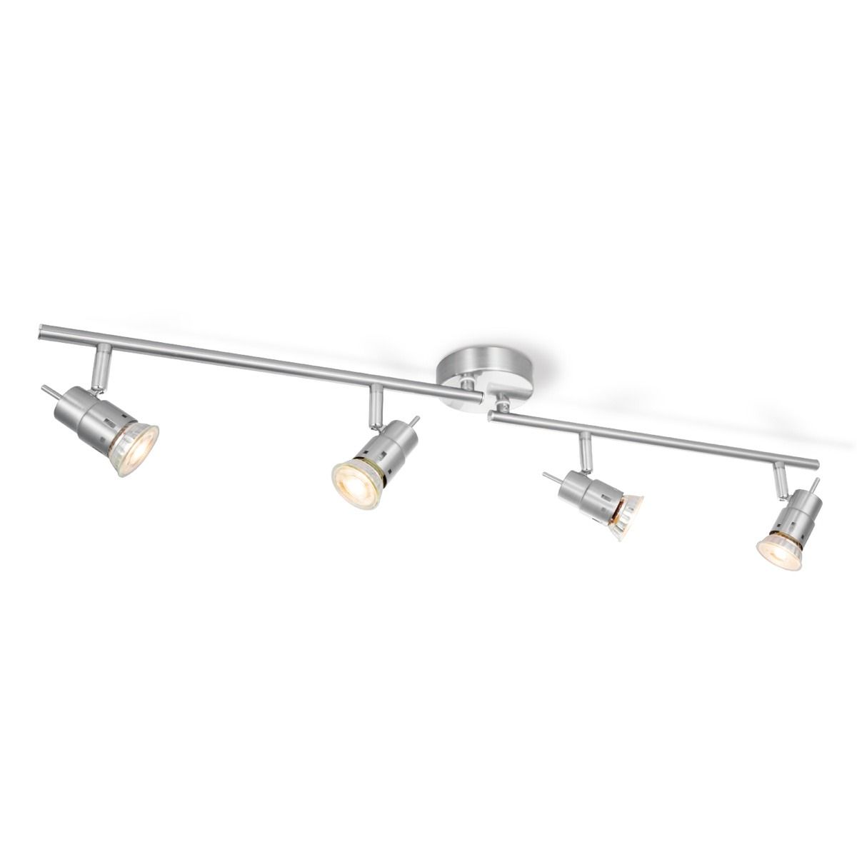 Home Sweet Home Cilindro 4L LED Opbouwspot – 81 cm Mat Staal