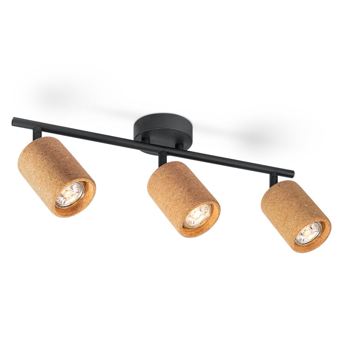 Home Sweet Home Cork LED‑opbouwspot – Natuurlijke kurk met dimbare GU10‑lampen
