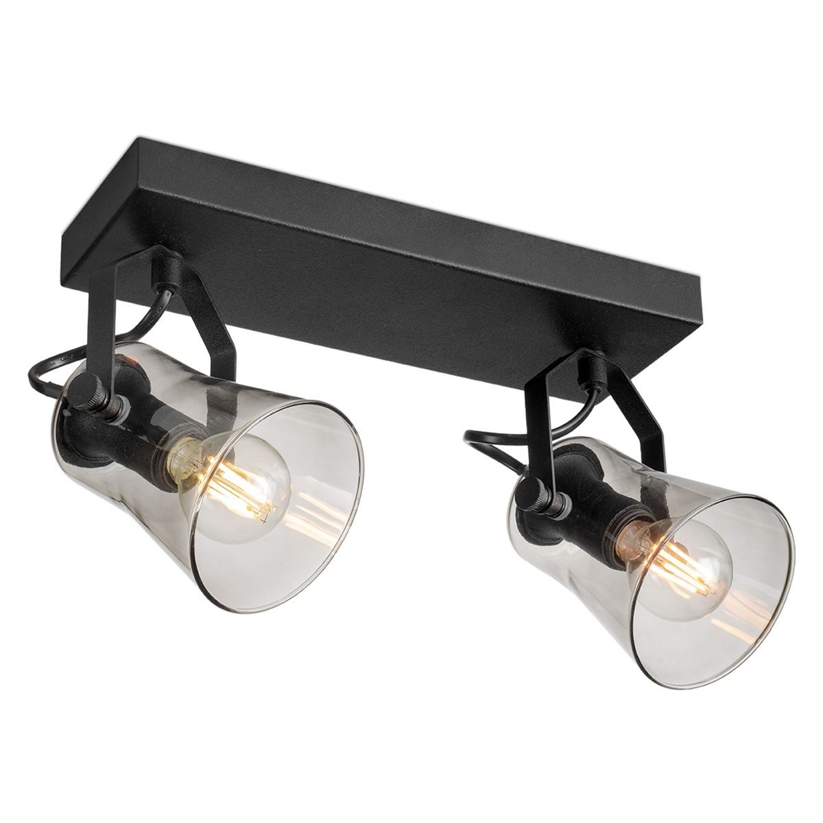 Home sweet home Edge LED opbouwspot 2L – Zwart, dimbaar en veelzijdig