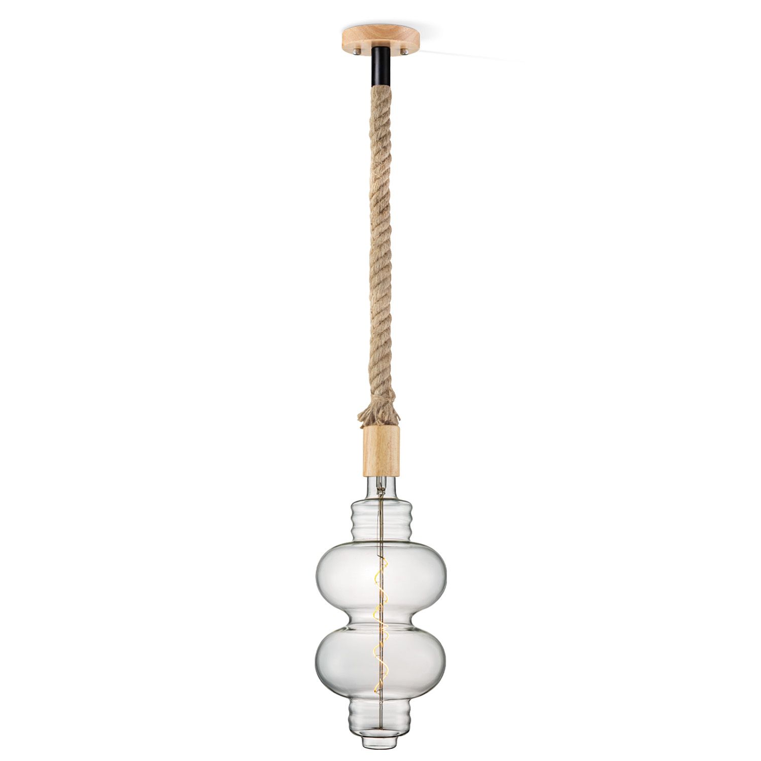 Home sweet home Hanglamp Leonardo Diabolo – Helder touwdesign