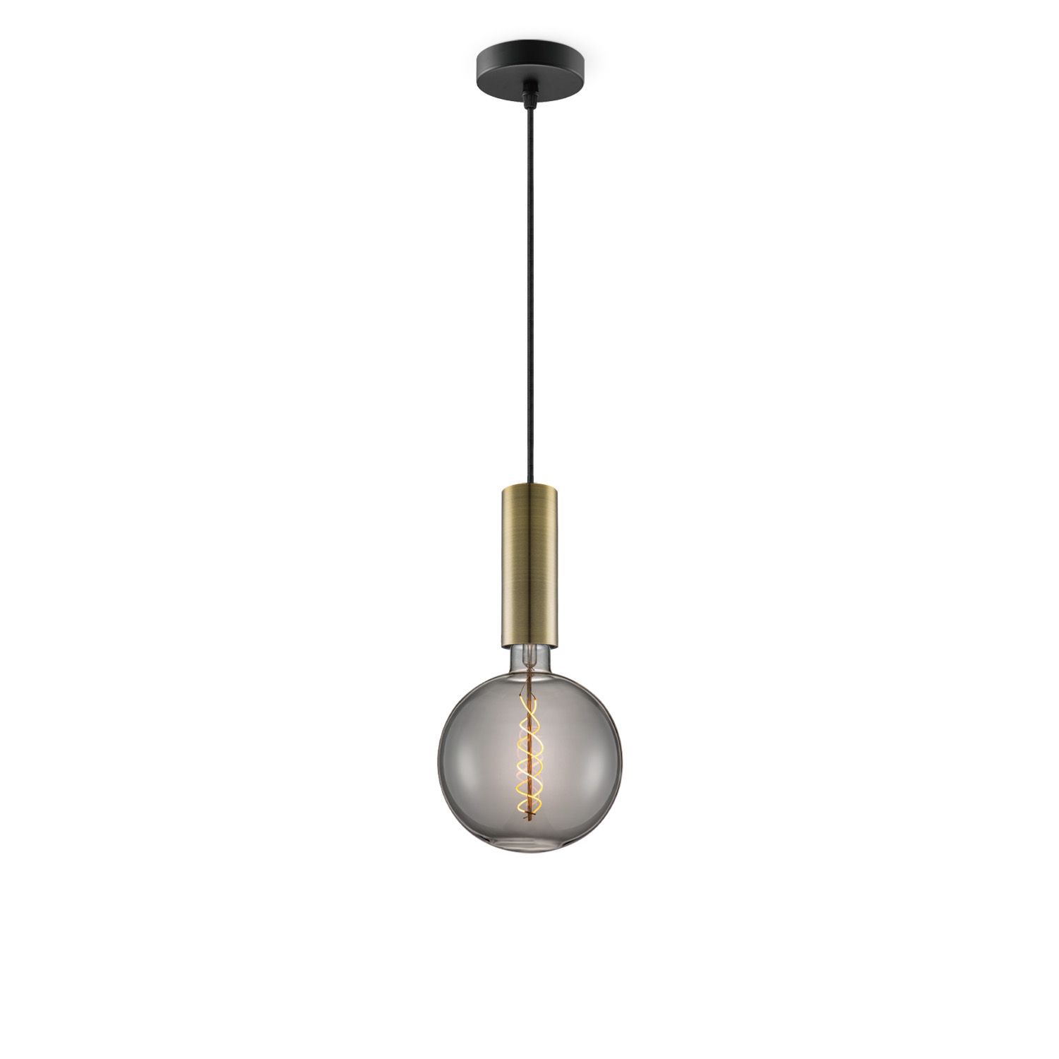 Home Sweet Home Hanglamp Saga – Brons & Smoke, Moderne LED Pendellamp