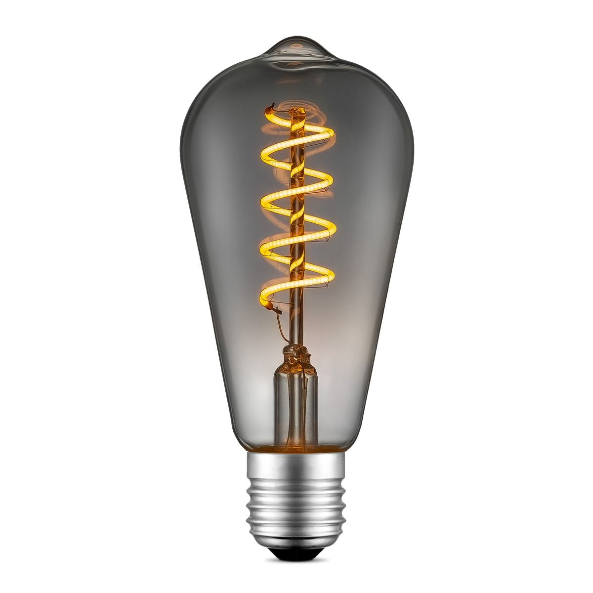 Home Sweet Home LED Drop Spiral lamp – dimbaar, rookkleurig, 4 W