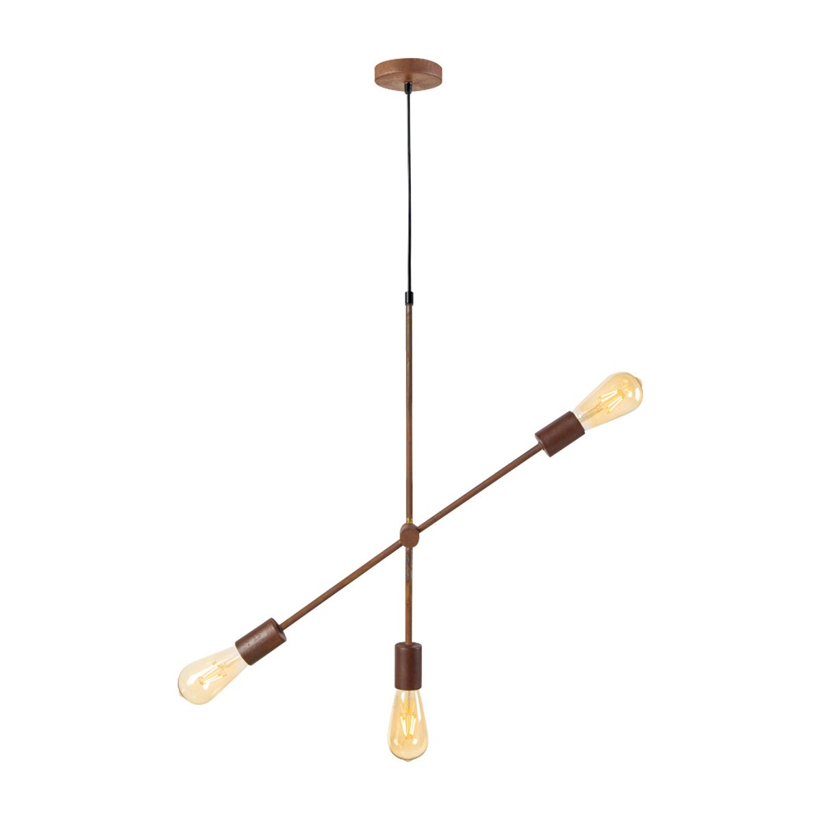 Home Sweet Home Molecular Hanglamp 3L Roestbruin – Industrieel karakter voor je eettafel