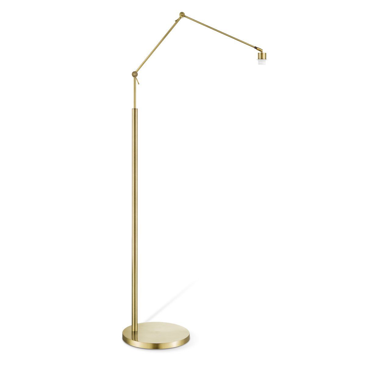 Home Sweet Home Shift Vloerlamp in Messing – Klassieke Elegantie voor elk Interieur