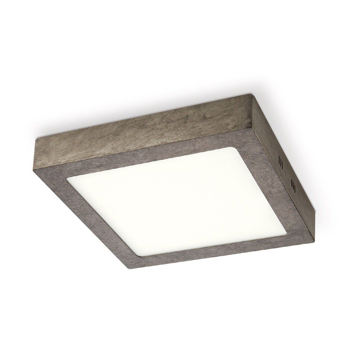 Home Sweet Home Ska LED Plafondlamp – Vierkant Burned Metal Design