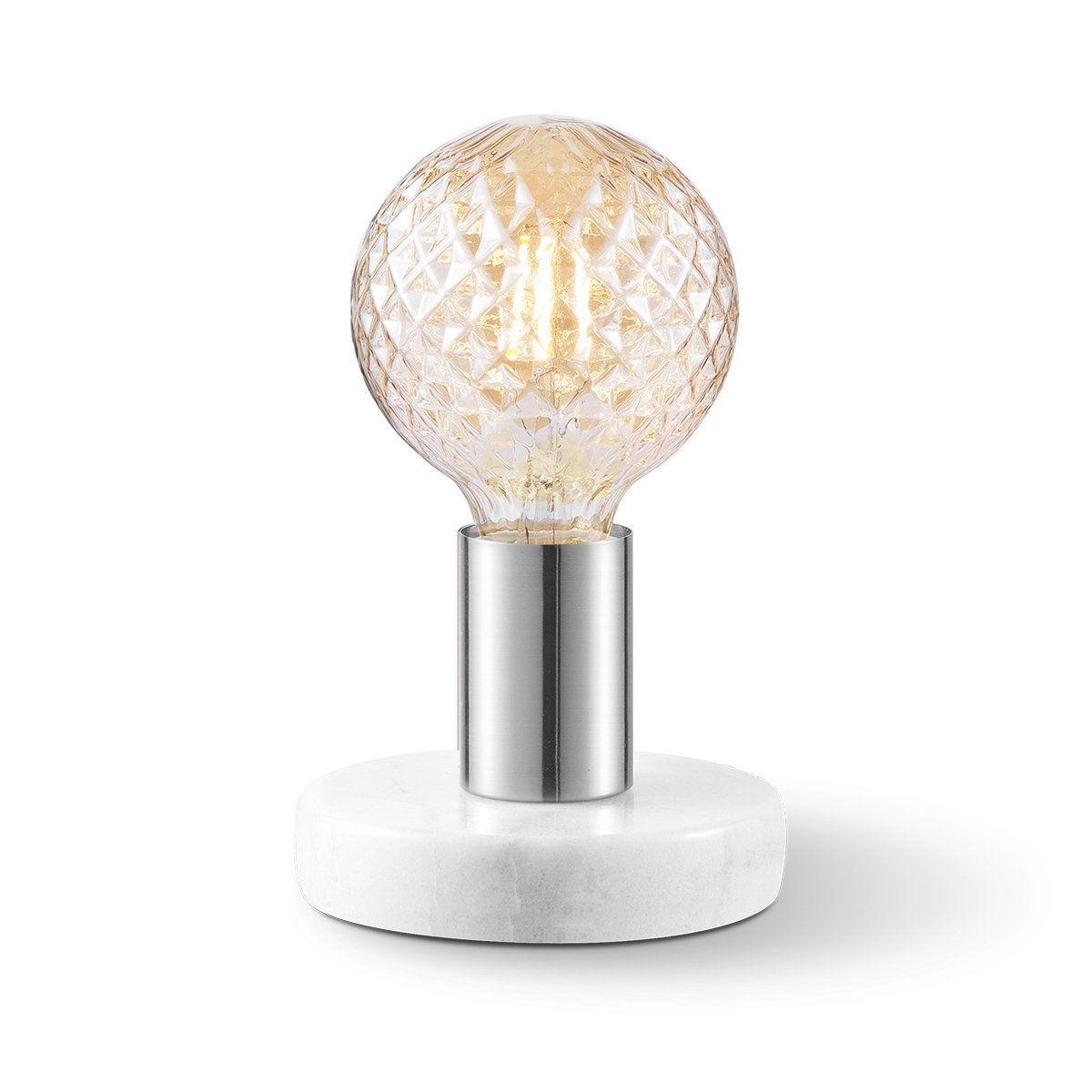 Home Sweet Home Sten Marble tafellamp – elegant marmer & mat staal