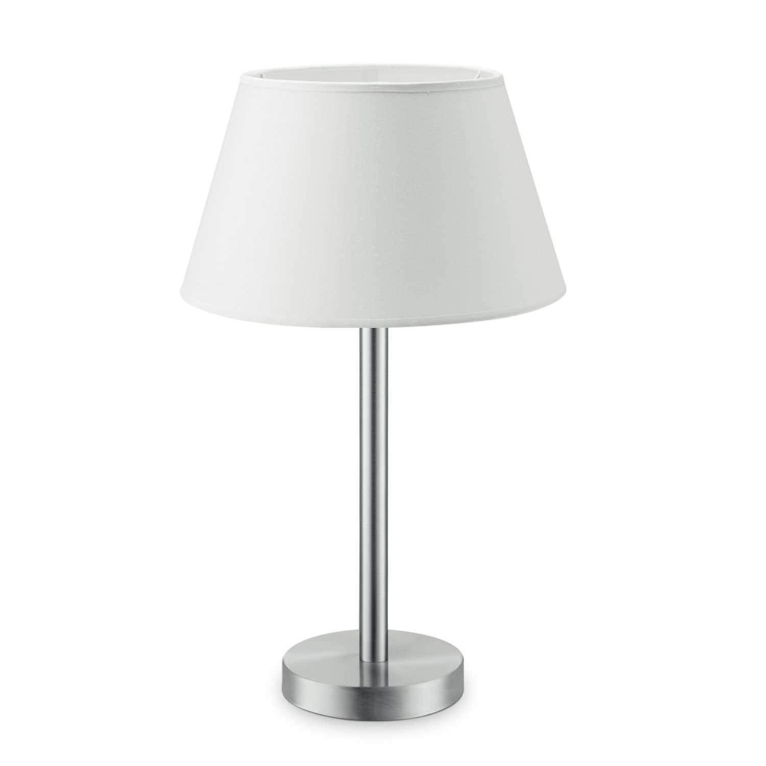 Home Sweet Home Stick tafellamp met Largo lampenkap – strakke matstalen look in wit