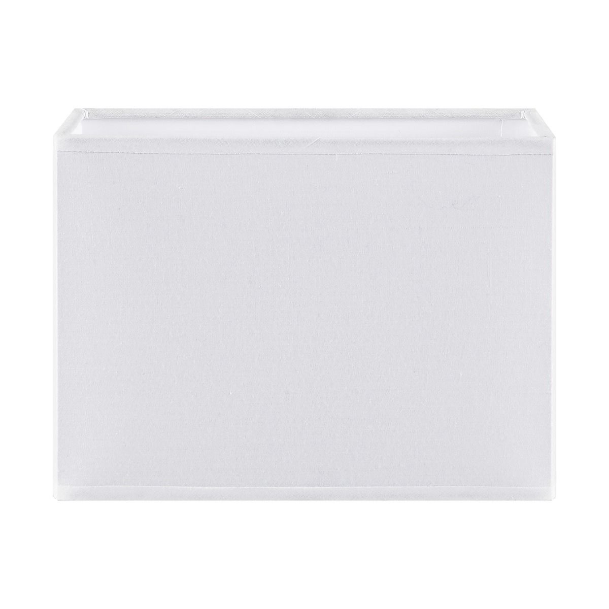 Home Sweet Home – Strakke Witte Lampenkap Block Design – 18×25×25 cm