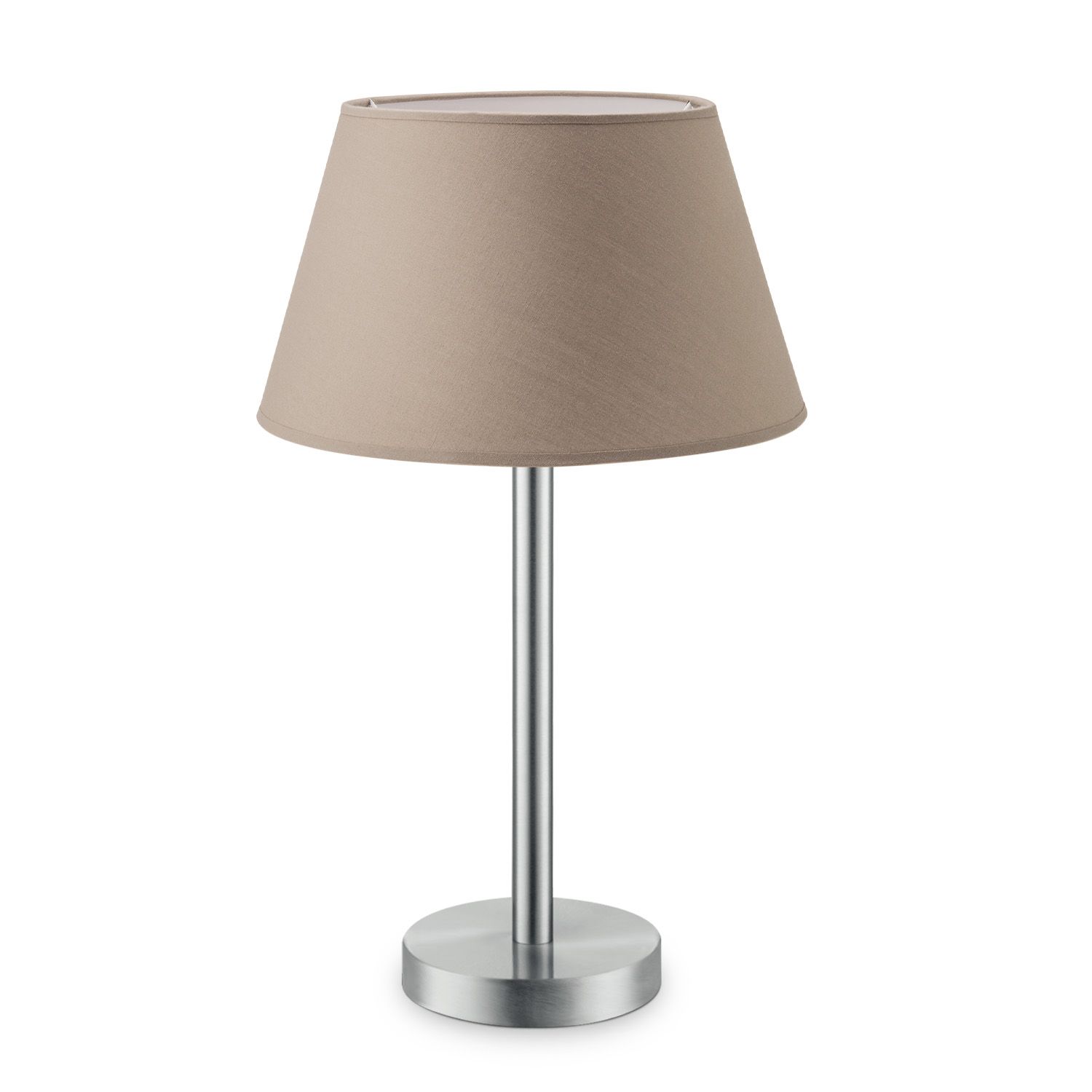 Home Sweet Home tafellamp Stick met handgemaakte taupekleurige lampenkap Largo