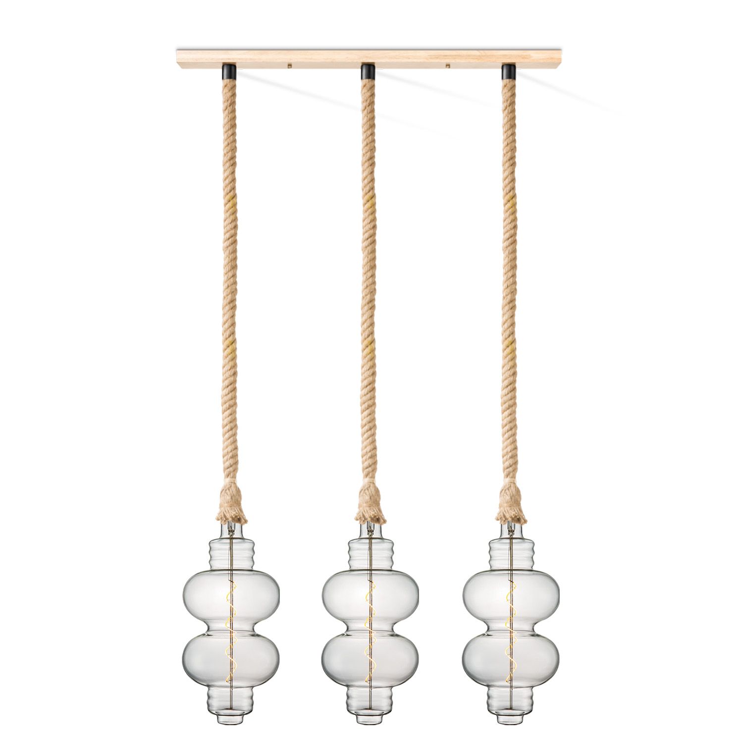 Home Sweet Home touwhanglamp Leonardo 3L Diabolo – Stoer en veelzijdig
