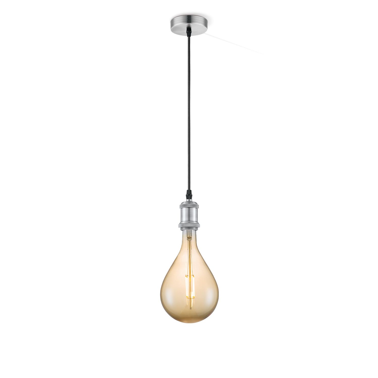 Home Sweet Home Vintage Pear Hanglamp – Warme Amber LED Pendel