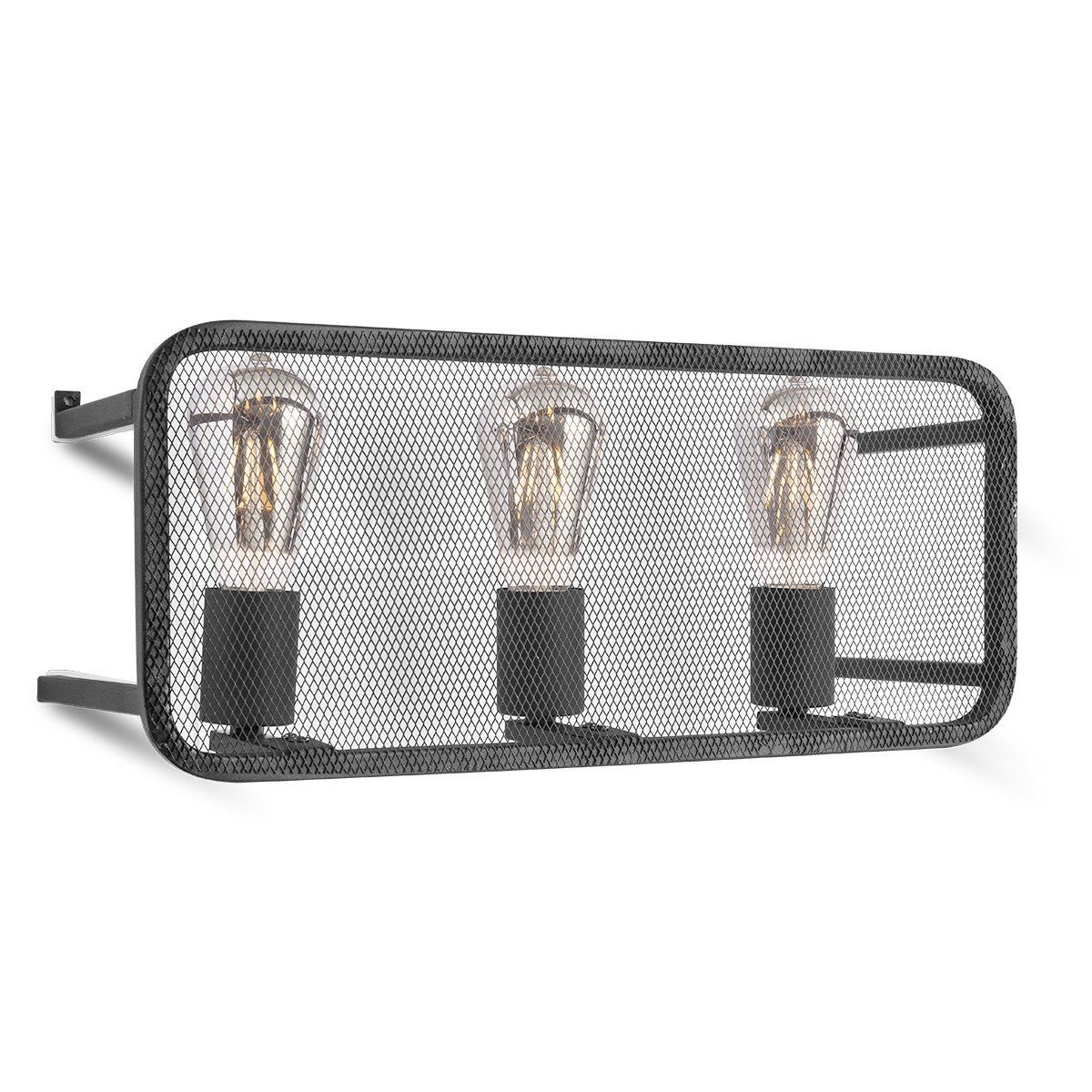 Home Sweet Home Weave Wandlamp 3L – Zwart, Industrieel Design