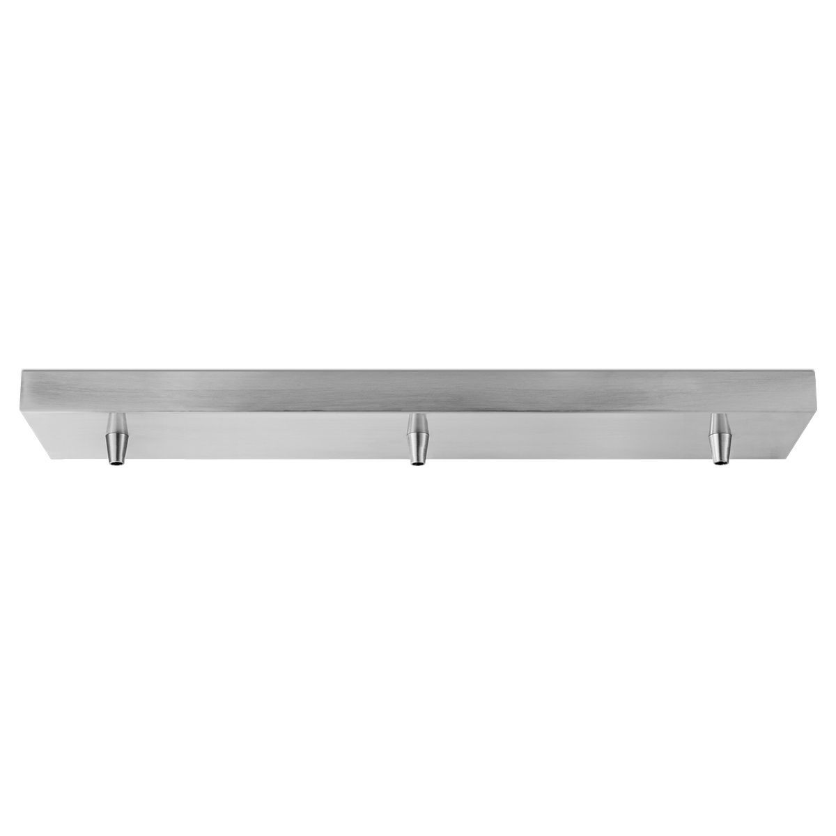 Home Sweet Home XXL 3‑licht plafondkap – Mat staal voor een strakke, functionele look