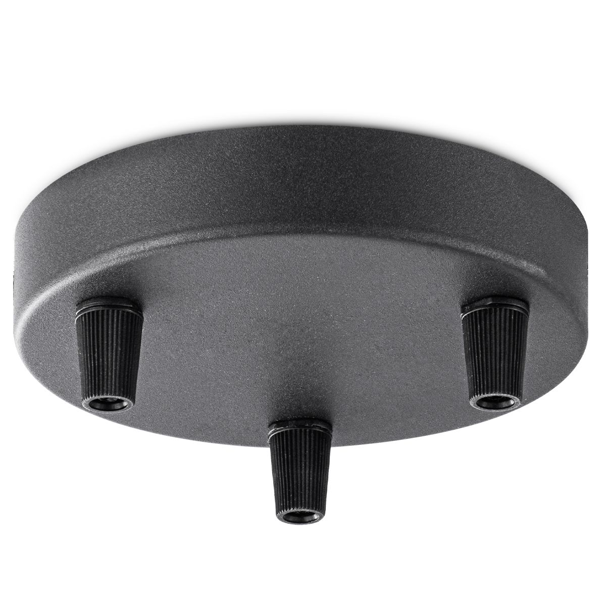 Home Sweet Home – Zwarte Metalen Plafondkap 3L voor DIY Pendellampen