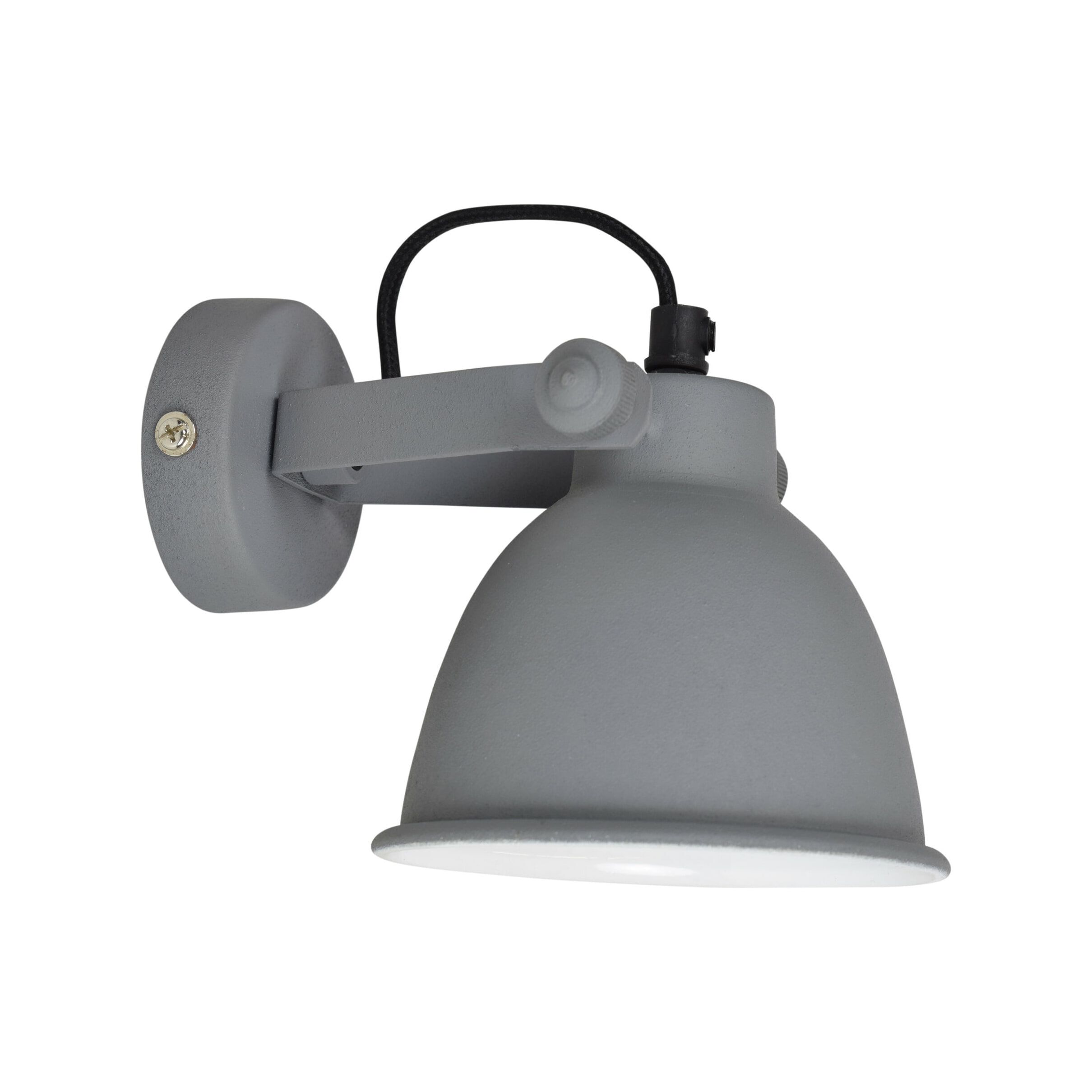 Industrial wandlamp Urban Interiors – Grijze metalen wandlamp voor een stoer interieur