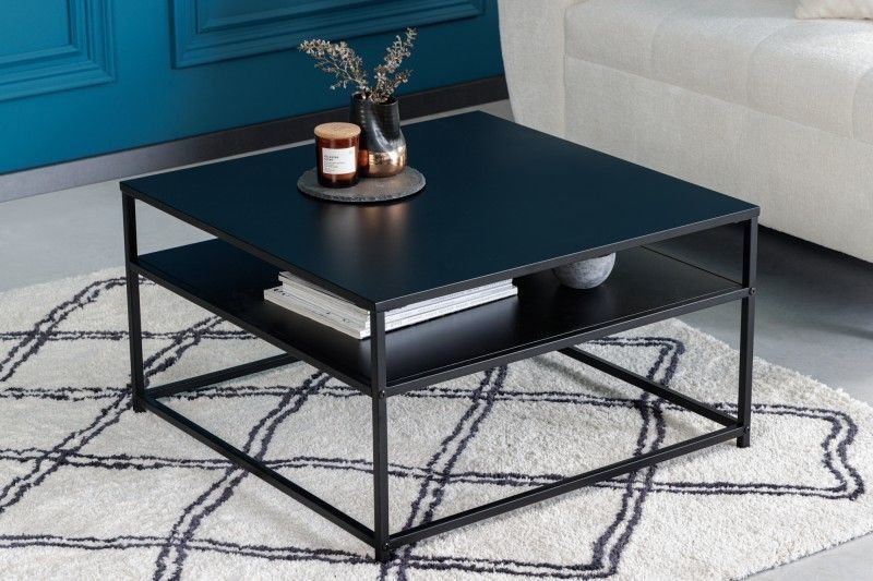Industrieel Design en Praktische Opbergruimte: de Dura Steel Salontafel van Invicta Interior