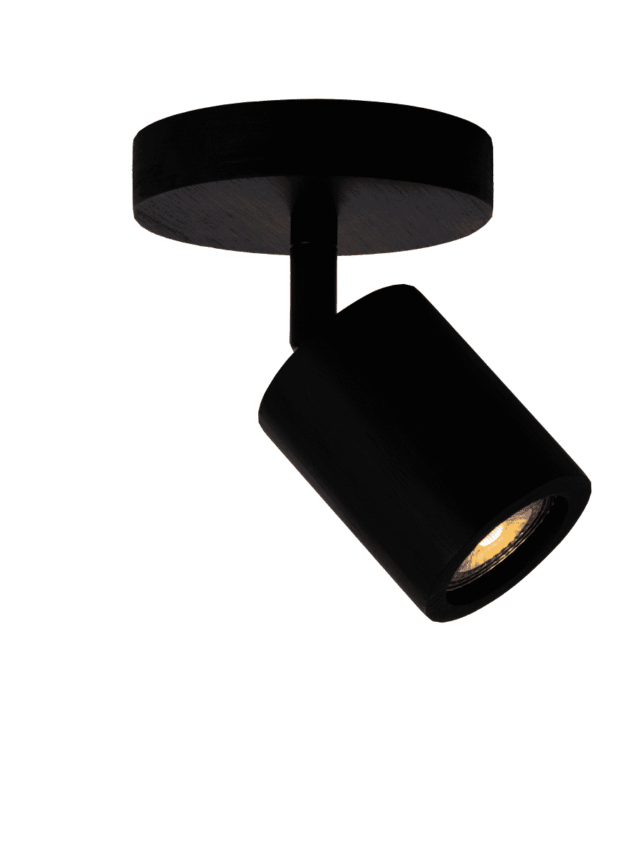 Java Spot Plafondlamp van GOOD&MOJO – Strakke bamboe look in zwart
