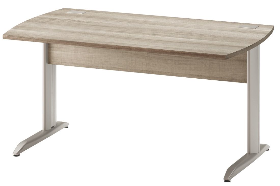 Jazz plus 120 cm grijs eiken – stijlvol kantoorbureau van Gamillo