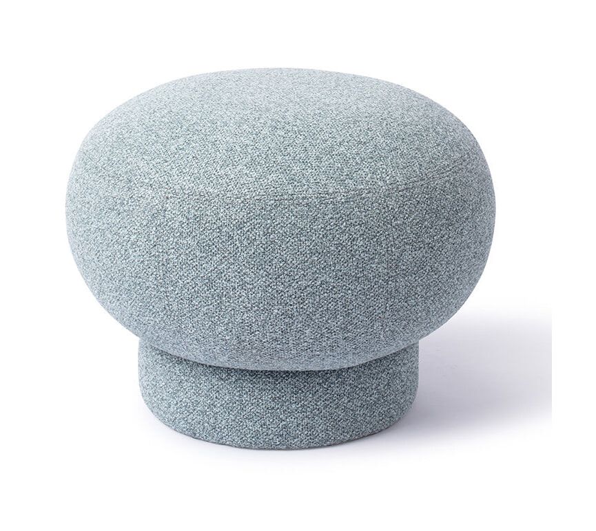 Jesper Home Anoo Poef 55 cm – Blue Dust: stijlvolle speelse zitplek