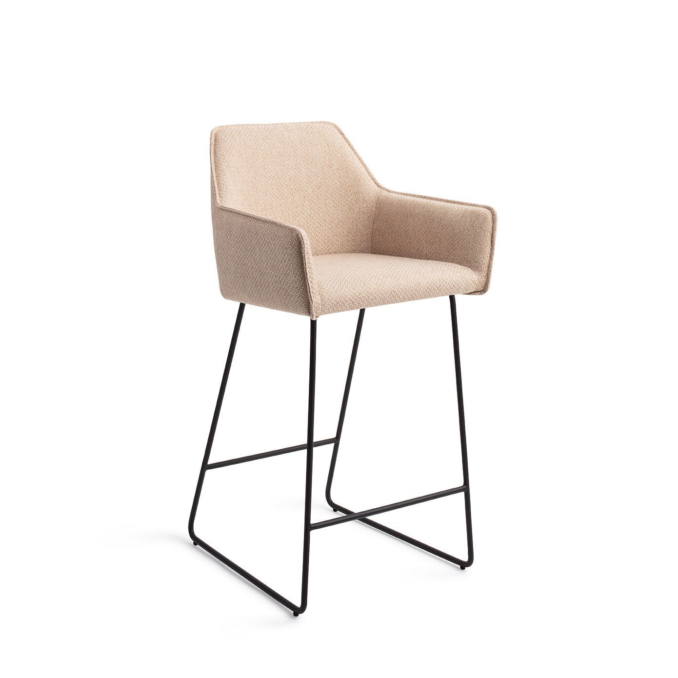 Jesper Home Barkruk Hofu Slide Black – Tijdloos Design in Wild Walnut