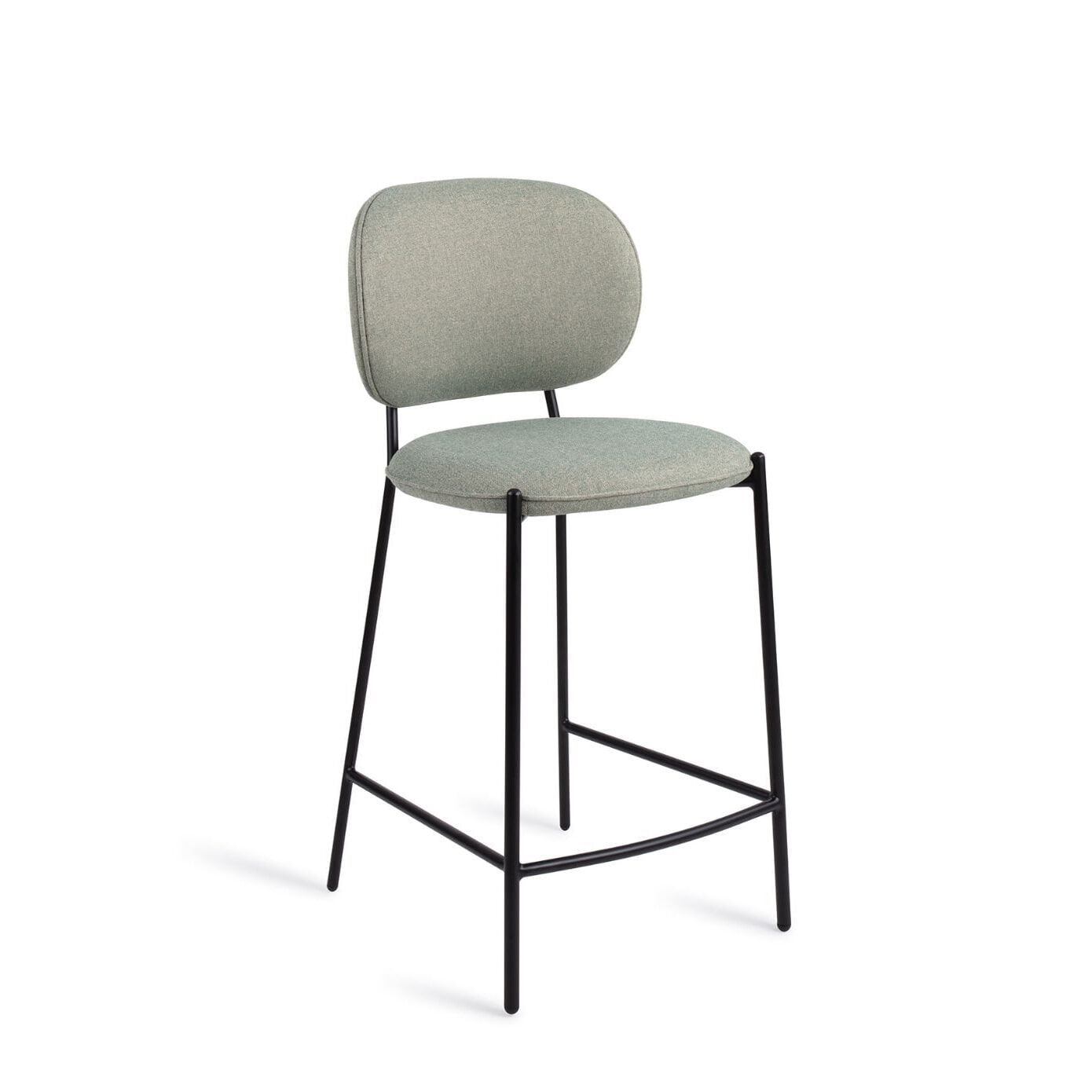 Jesper Home Barkruk Yoichi – Crispy Fern: Moderne barkruk met zachte, duurzame zit