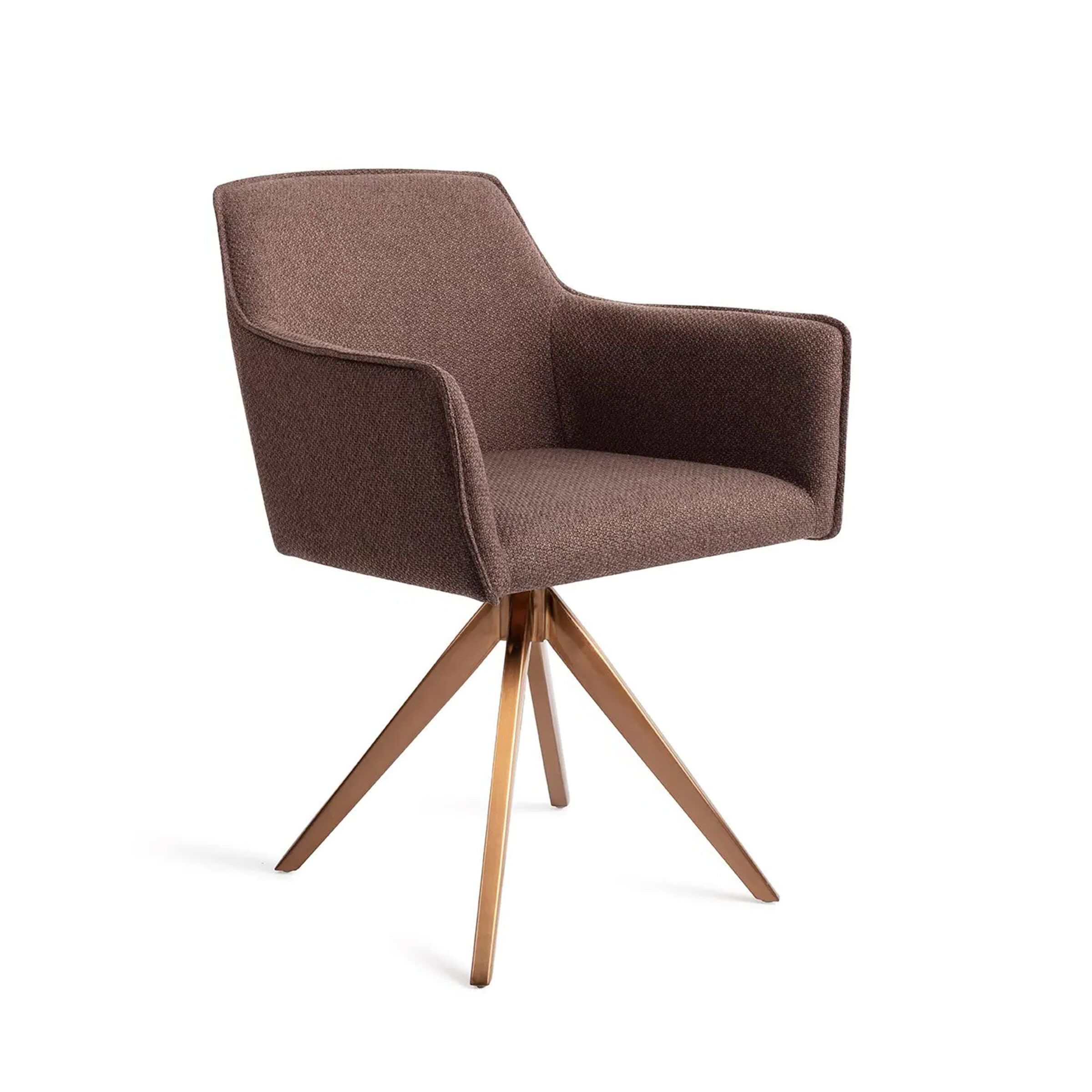 Jesper Home Hofu Turn Eetkamerstoel – Robuust, Draaibaar en Design in Potters Clay