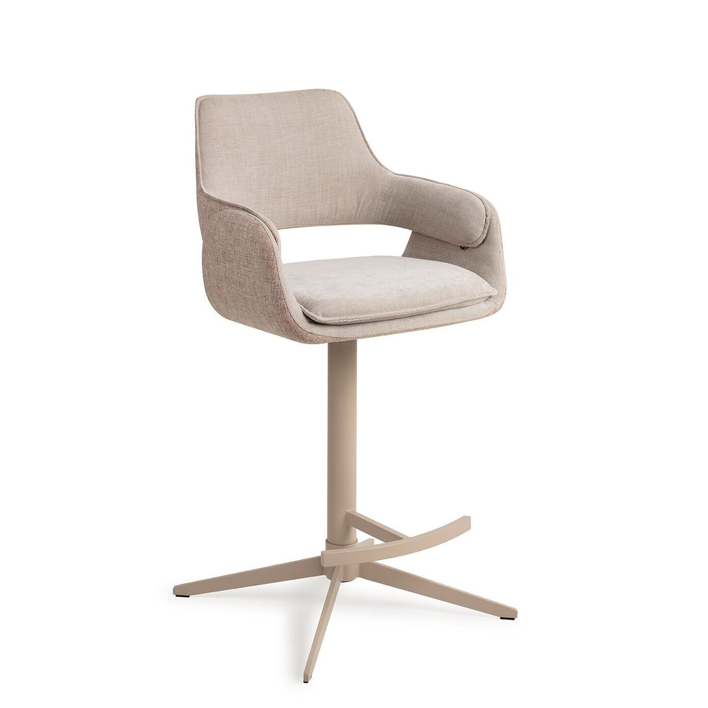 Jesper Home Oketo Draaibare Barkruk – Driftwood Drive, 65 cm zithoogte
