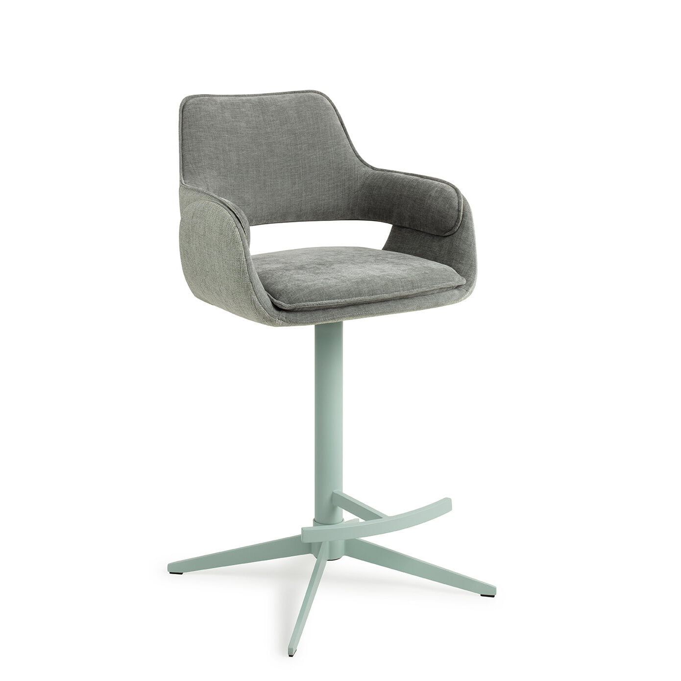 Jesper Home Oketo Draaibare Barkruk – Green Midori (zithoogte 65 cm)