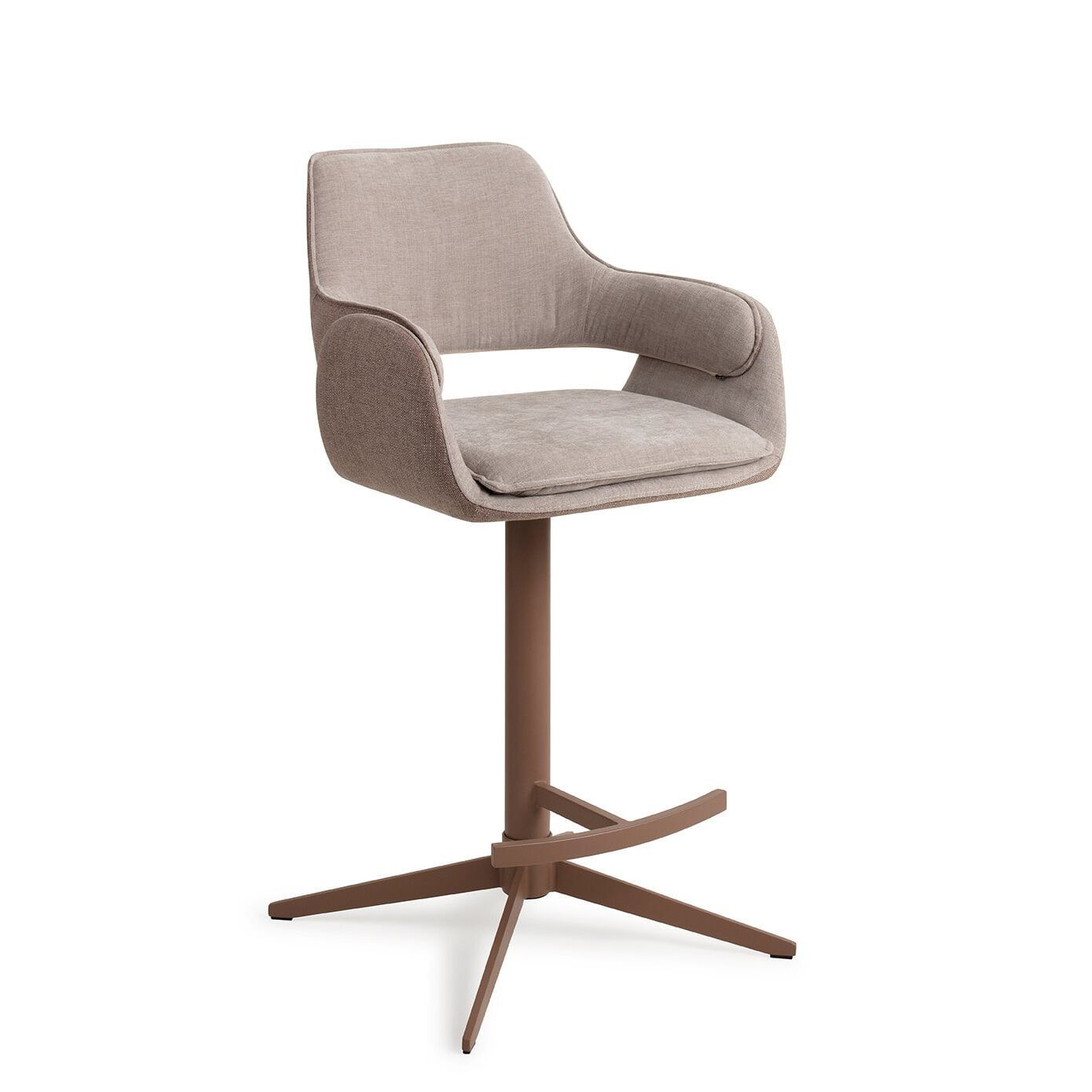Jesper Home Oketo Draaibare Barkruk – Stijlvolle Ton‑sur‑Ton Design, 65 cm zithoogte