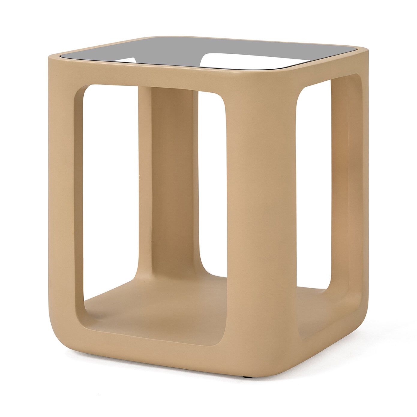 Jesper Home Yobeko Bijzettafel – Moderne Mudstone Accent in Beige