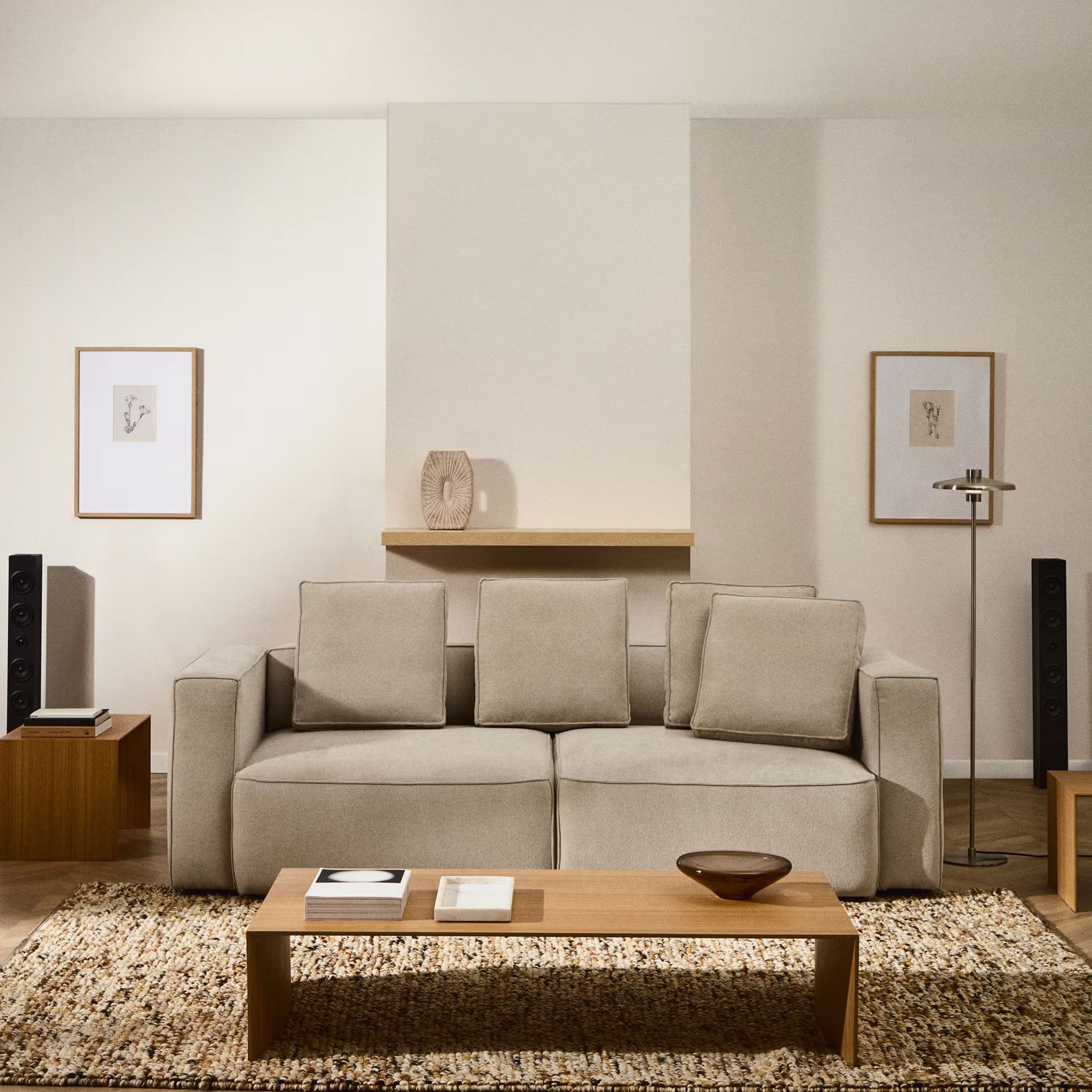 Kave Home 3‑zits Slaapbank Marela – Beige: Comfort en stijl in één