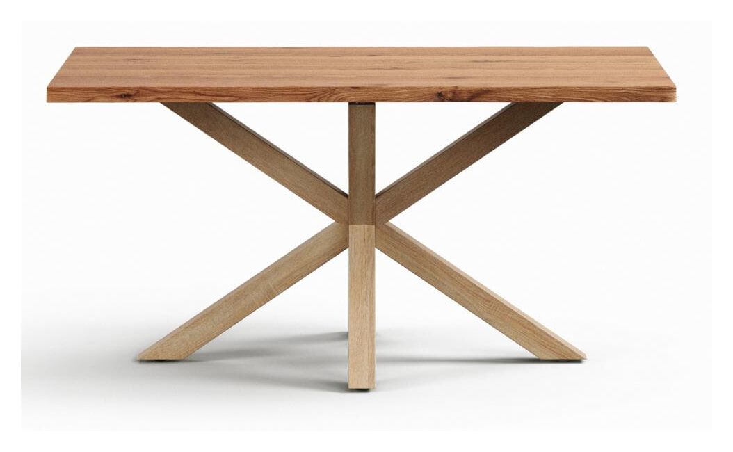Kave Home Argo eettafel – Natureel eikenfineer 160 × 90 cm