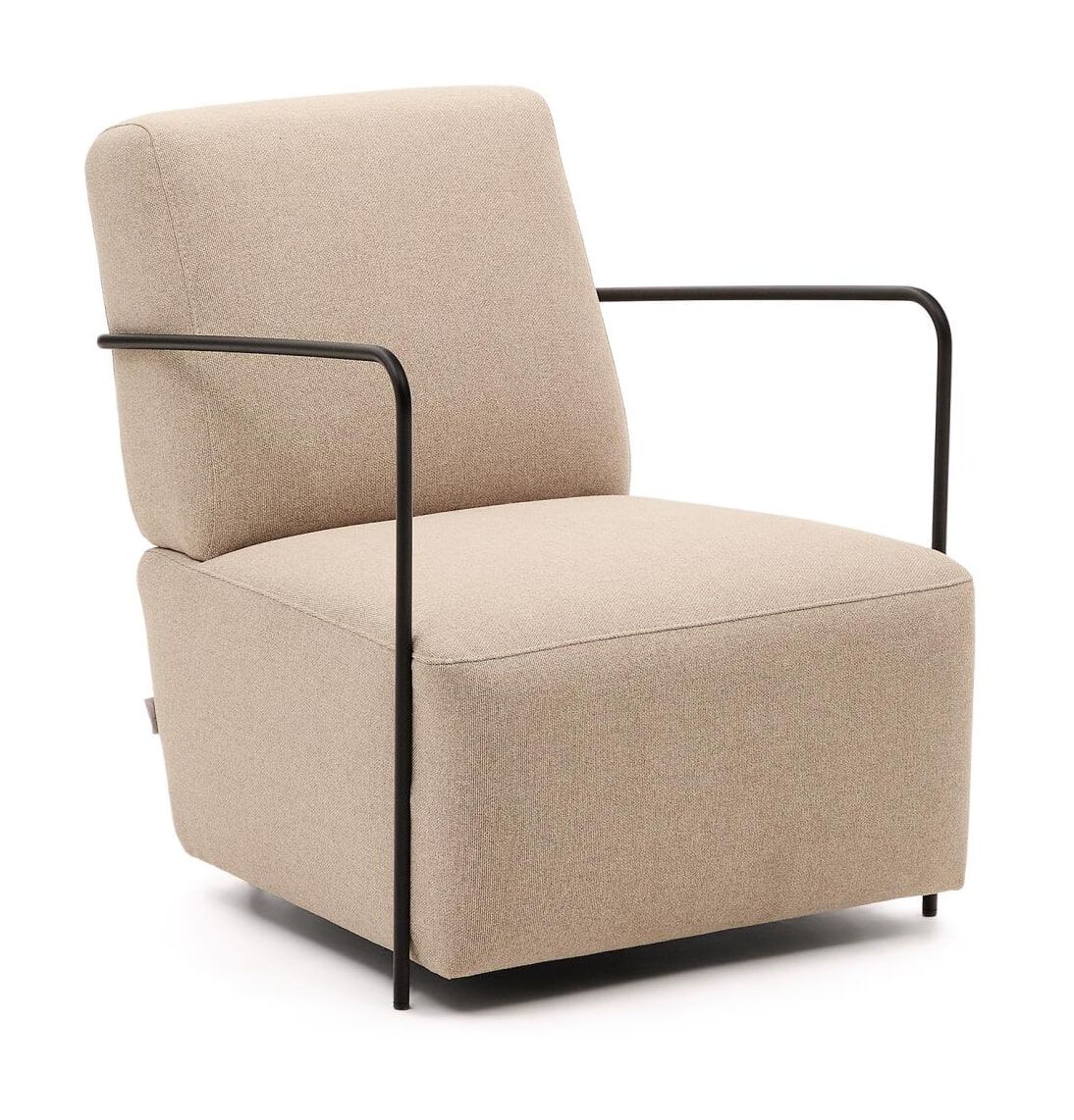Kave Home Beige Gamer Fauteuil – Stijlvol Comfort met Staalframe