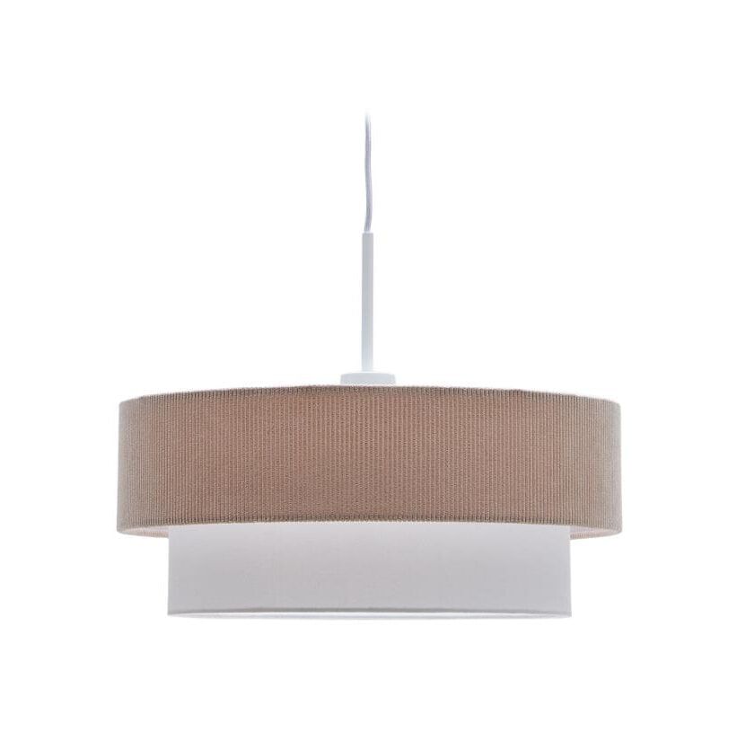 Kave Home Bianella Rib Velvet lampenkap – zacht beige