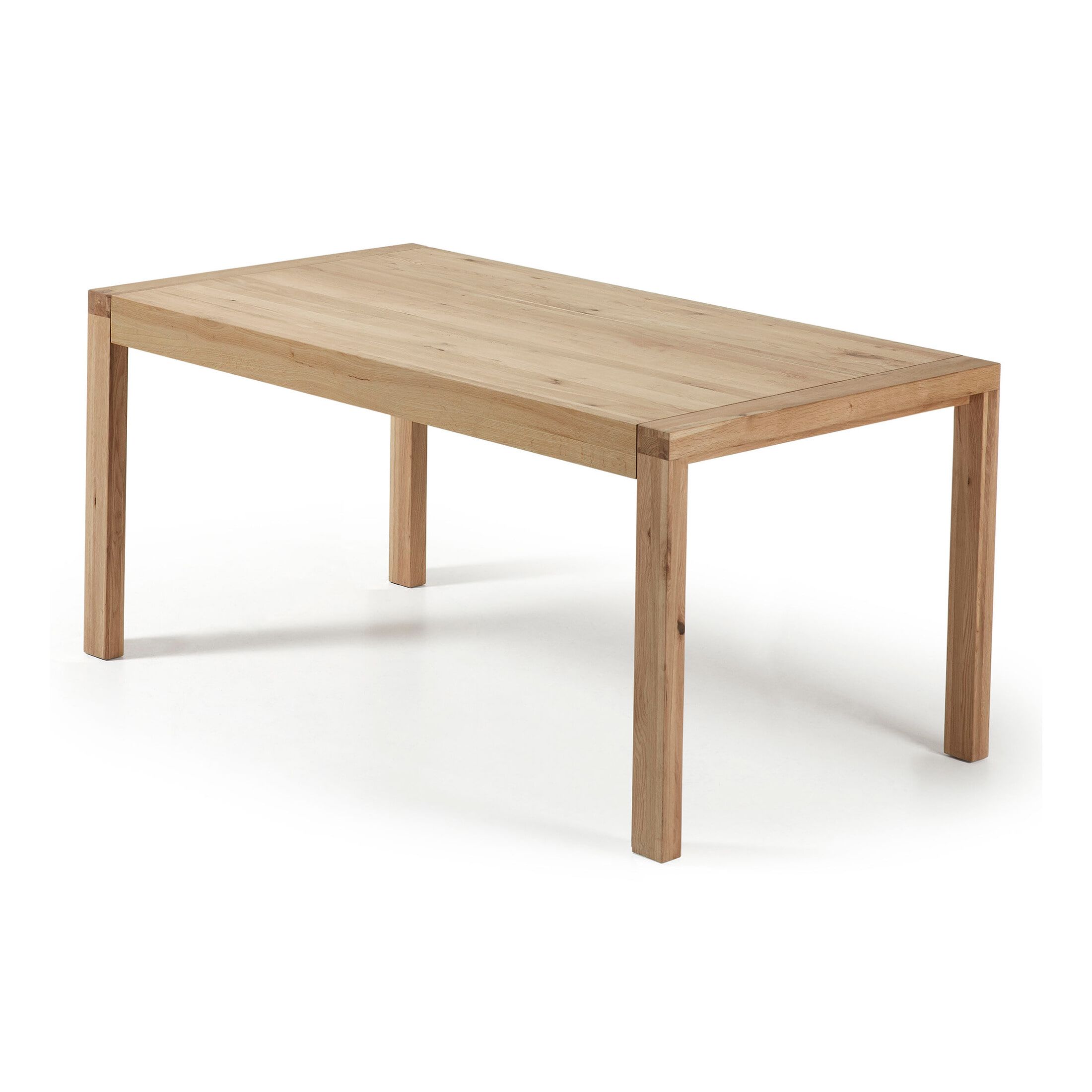 Kave Home Briva – Uitschuifbare eiken eettafel 180‑230 cm (Naturel)