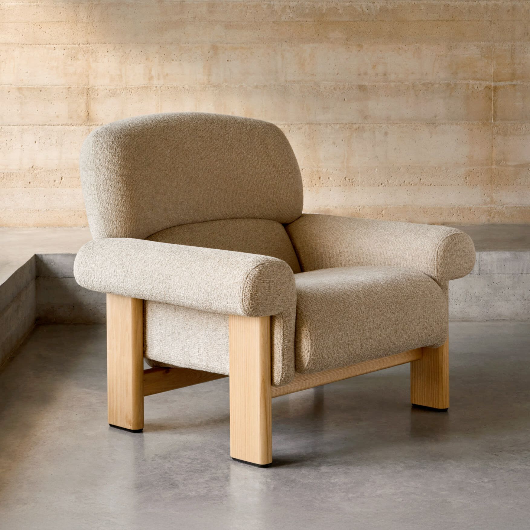 Kave Home Cabana Fauteuil Chenille – Luxe Beige Design voor Thuis