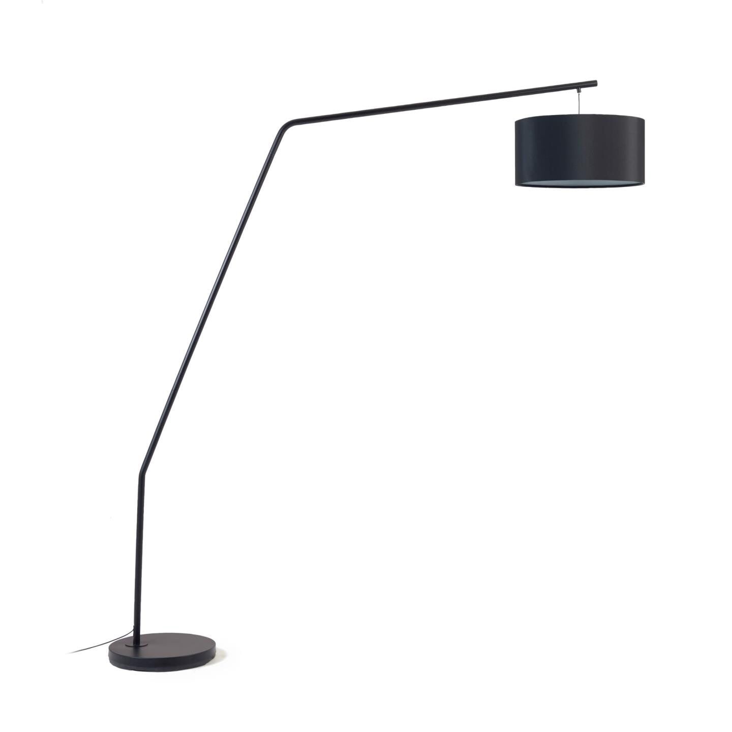 Kave Home Ciana Vloerlamp – Strakke Zwarte Designlamp voor elke Woonruimte
