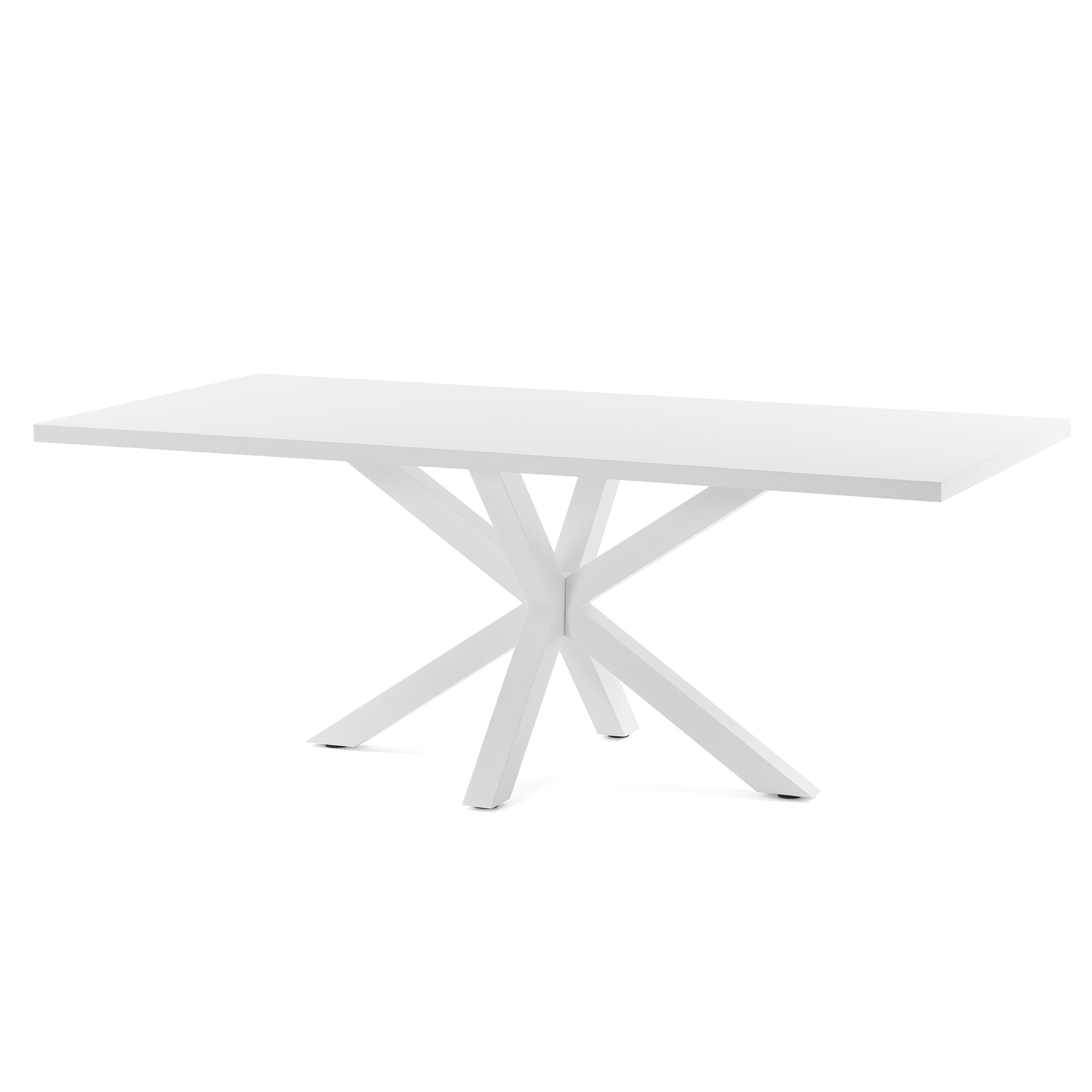 Kave Home eettafel Argo – modern wit, 160 × 100 cm