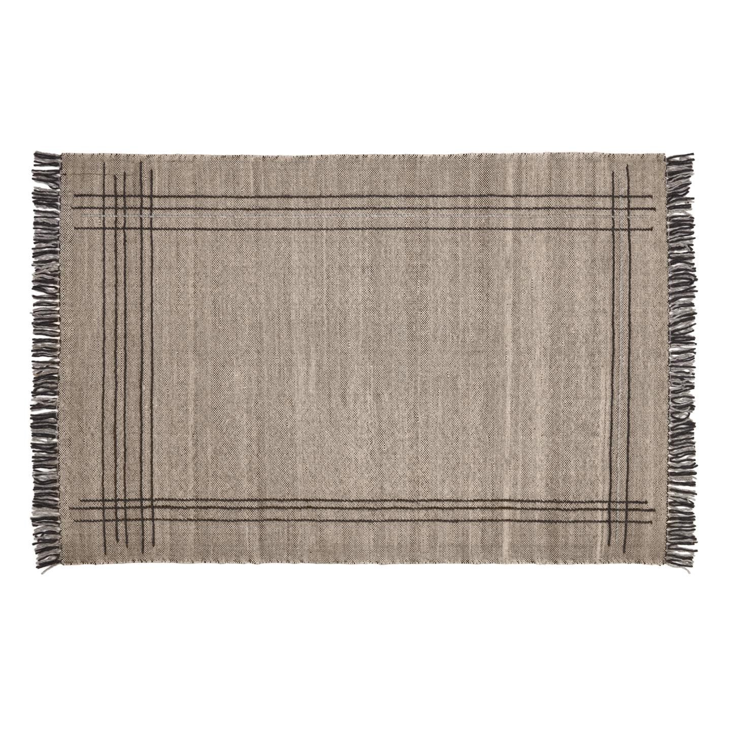 Kave Home Eneo Wolvloer – Luxe Beige Vloerkleed 160 × 230 cm